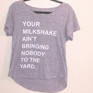your milk shake tee | graphic tee women's size m